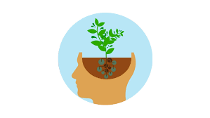 Illustration symbolizing cultivating success with growth mindset. Building Mindset. Personal Growth Strategies. Resilience and Mindset