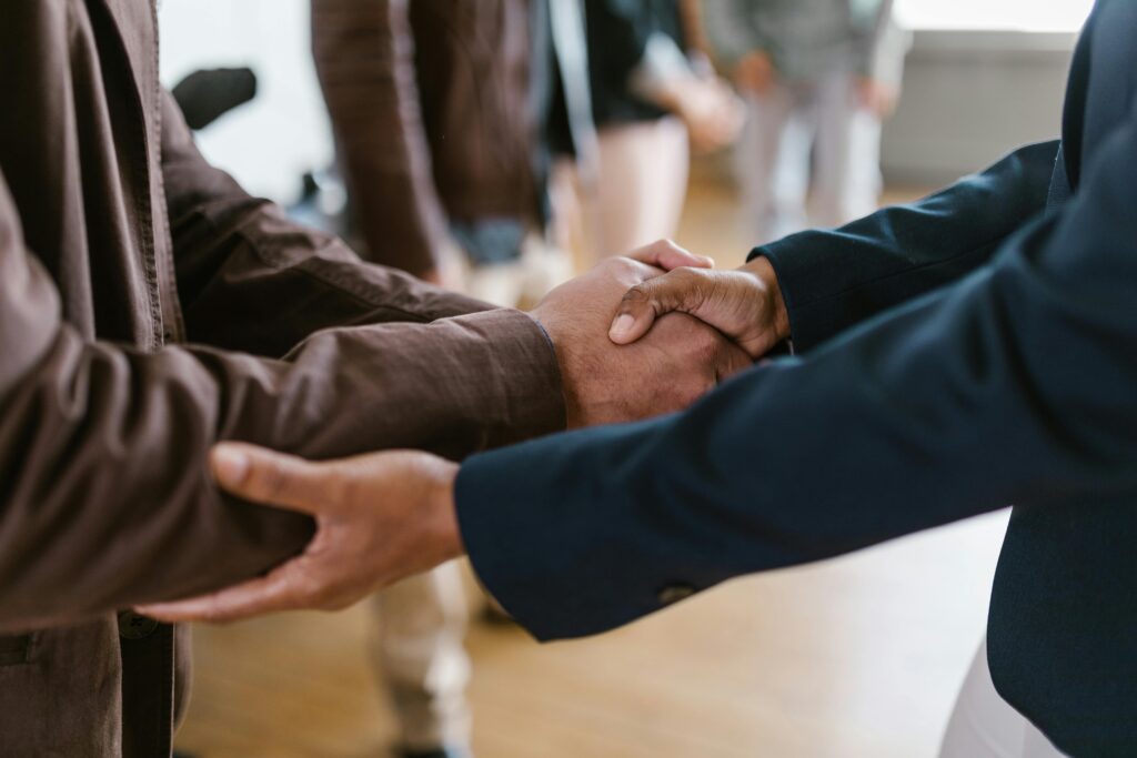 Real Growth Happens When Purpose and Performance Align image. Steve Thompson. Executive Coaching. Leadership Development Goals. Questions To Ask An Executive Coach.
Photo by RDNE Stock project: https://www.pexels.com/photo/marketing-businessman-exit-relationship-7414284/